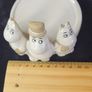 Official Moomin Ceramic Figurine Candle Holder  Trinket Dish  Moominpappa & Family Image 4