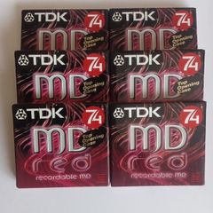 TDK MD-74 Minute MiniDiscs.