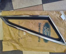 Ford Escort Mk3 Orion Mk1 Rear Window Trim Moulding RH Genuine NOS MINT 6123479