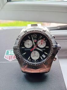 Mans Tag Heuer Aqaracer Chrono Watch