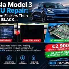Tesla Model 3 Mcu Repair  Black Screen