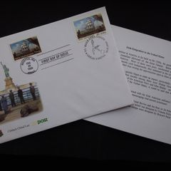 Ireland Stamps : Irish Emigration Joint " Irish-USA "  First Day Cover - 1999