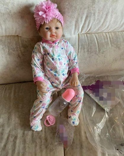 22inch lifelike reborn dolls girls silicone baby Handmade newborn toddler real life boys for kids (FREE POSTAGE)