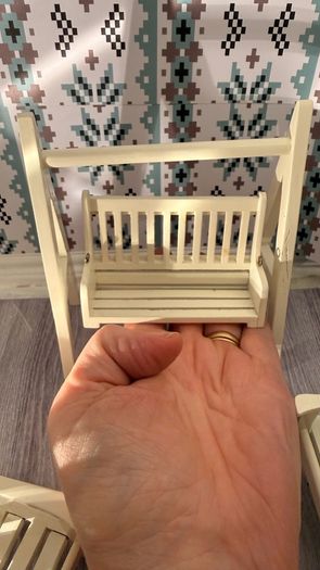 Dolls House Furniture Garden Set