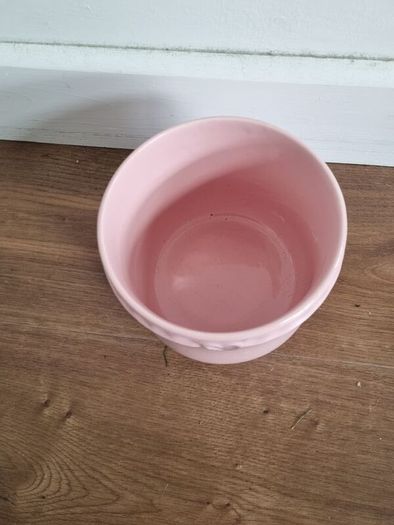 Pink plant pot