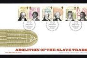 2007 Great Britain The 200th Anniversary of the Abolition of the Slave Trade Commemorative Stamps addressed First Day Cover (FDC) with Edinburgh pictorial cancel