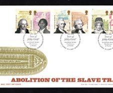 2007 Great Britain The 200th Anniversary of the Abolition of the Slave Trade Commemorative Stamps addressed First Day Cover (FDC) with Edinburgh pictorial cancel