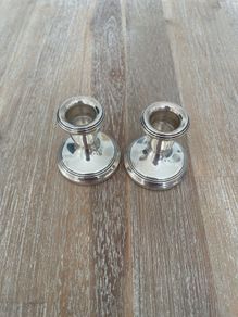 Sterling silver candlesticks