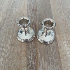 Sterling silver candlesticks