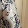 Roxy ladies winter snow ski jacket white and multi coloured logo ski jacket Image 3