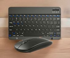 New Bluetooth Wireless Rechargeable Keyboard and light up Mouse Set