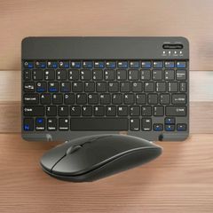 New Bluetooth Wireless Rechargeable Keyboard and light up Mouse Set