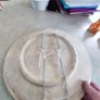 Tunisien Large Wall Hanging Plate Hand Painted.. Image 2