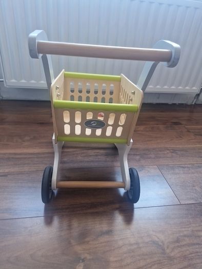 Wooden toy trolley super cute