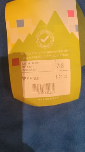 Regatta Great Outdoors Kids' Hot Shot II Half Zip Fleece Oxford Blue Age 7/8 years