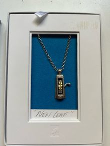 Alan Ardiff New Leak Silver and Gold necklace with pendant