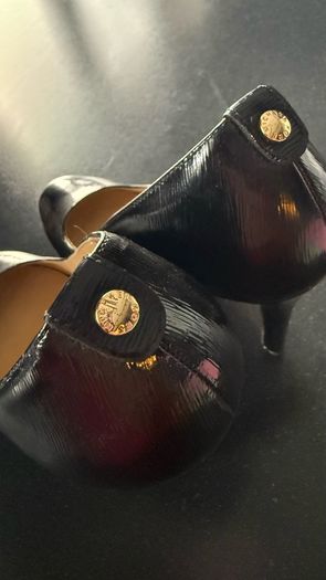 Michael Kors black leather shoes size 38 (UK5)