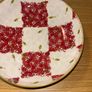 Nicholas Mosse Rare Red and White Lawn Checkered Everyday Bowl Image 3