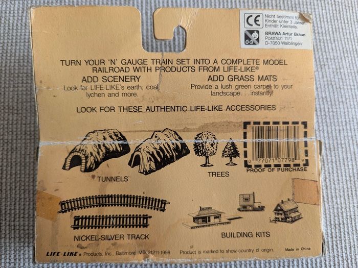 Life-Like N Scale Union Pacific Freight Wagon with Original Box BRAWA