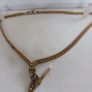 Gold colour watch chain Image 3