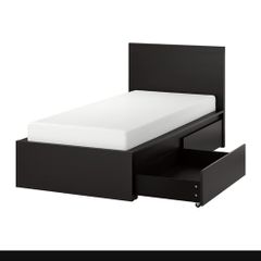 MALM Single Bed incl. Mattress