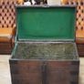 Antique Iron-Bound Oak Trunk / Valuables Chest, c.1780-1820 Image 7