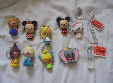 Selection of New Keyrings from Disneyland