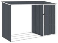 main image for ad Garden Firewood Shed Anthracite 245x98x159 cm Galvanised Steel