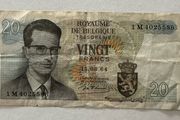 Belgium 20 Francs 1964 Banknote