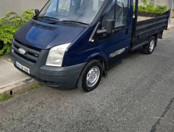 transit tipper + driver