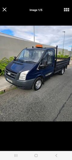 transit tipper + driver