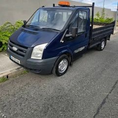 transit tipper + driver