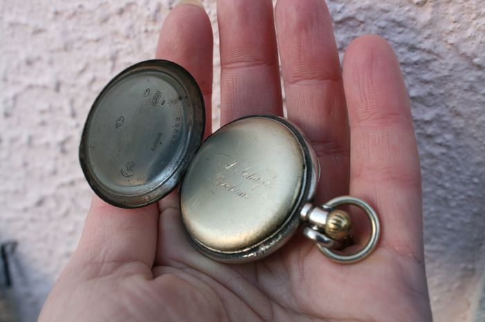 Vintage Sterling Silver Pocket Watch