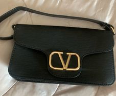 valentino clutch black