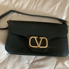 valentino clutch black