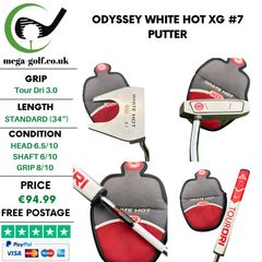 Odyssey White Hot XG #7 Putter / 34"