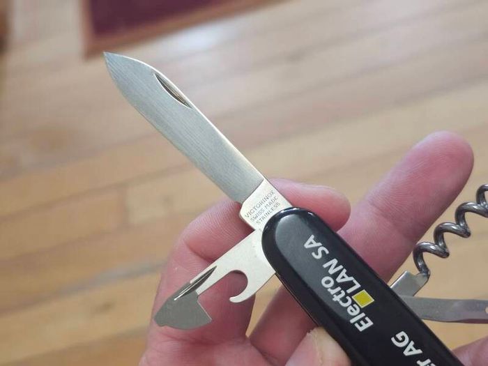 Victorinox Tourist with Swiss Advertising Handles Collectable 84mm Swiss Army Knife
