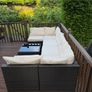Luxury Rattan Garden Corner Sofa with Table Image 10
