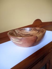 Hand crafted wood turning bowl (new)
