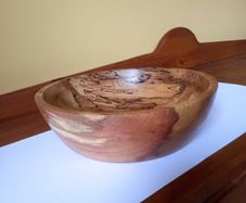 Hand crafted wood turning bowl (new)