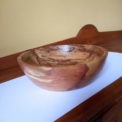 Hand crafted wood turning bowl (new)