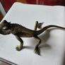 Vintage brass  Lizard Image 3