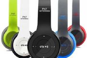 New Foldable Wireless Bluetooth Stereo Headset Headphones with Microphone