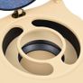 Freestanding Globe Bar Wind Stand Eucalyptus Wood Green Image 5