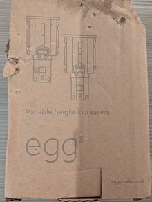 egg stroller variable height increasers