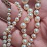 9k Gold Freshwater Graduating Pearl Necklace Image 4