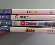 Bundle of 4 PS4 Games (Crash Bandicoot, LEGO Avengers, FIFA 20, FIFA 16) - Excellent Condition / Boxed