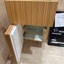 Bathroom Side Cabinet, Mirror and Shelf Image 4