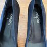 Black Suede Crispins Womens Medium heel shoes Size 9 (43) Image 5