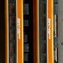 Hornby intercuty coaches. These items are an OO gauge model railway passenger coach featuring the classic orange and black Irish Rail (Iarnrod Eireann) InterCity livery. Image 3